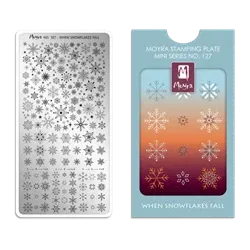 When Snowflakes Fall, MINI Stamping Plade NO. 127, Moyra